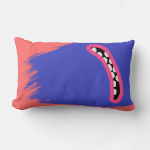 Coussin Rectangle Monstre rouge collant
