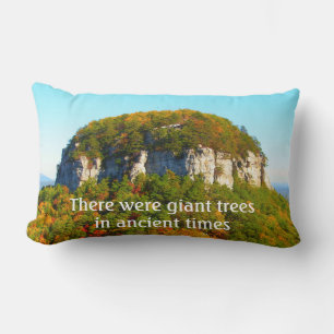 Coussin Rectangle Montagnes et arbres géants
