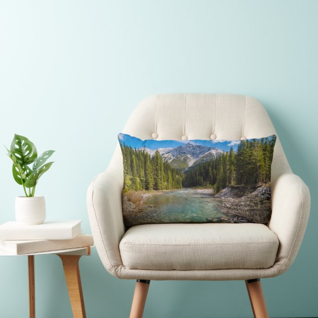 Coussin Rectangle Montagnes | Parc national Banff, Rocheuses canadie (Chaise)