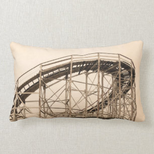 Coussin Rectangle Montagnes russes de Coney Island