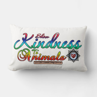 Coussin Rectangle Montrez La Sincérité Aux Animaux Typographie Arc-E