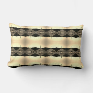Coussin Rectangle Monument de Washington USA vintage