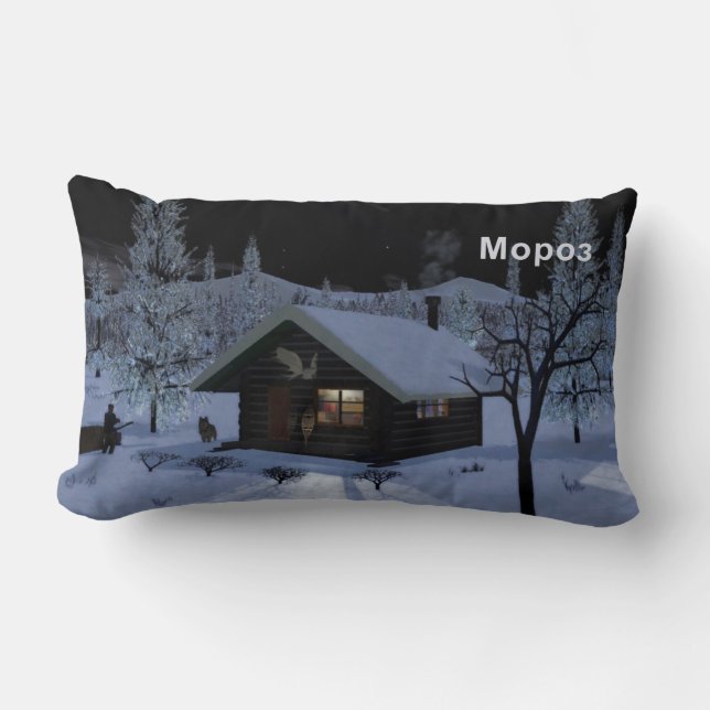 Coussin Rectangle Moroz - Frost (Recto)