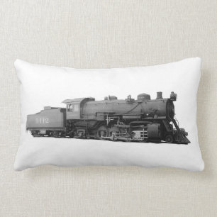 Coussin Rectangle Moteur vintage de train de vapeur de Mikado
