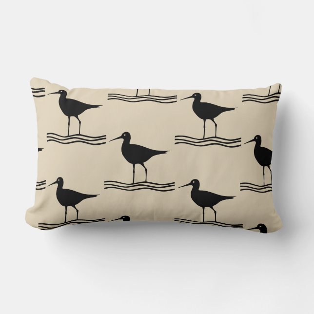 Coussin Rectangle motif à thème CRANE nautique amusant (Recto)