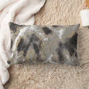 COUSSIN RECTANGLE MOTIF ABSTRAIT GIRAFFE
