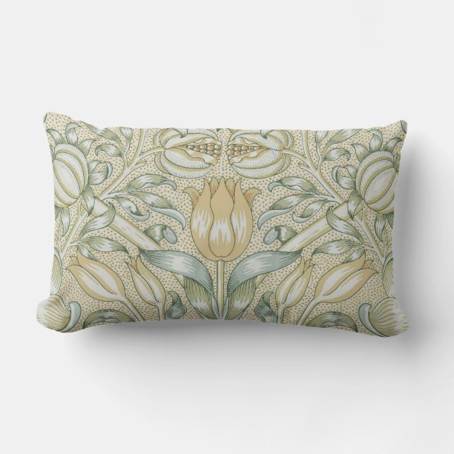 Coussin Rectangle Motif antique grenade de William Morris Lily (Recto)