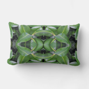 Coussin Rectangle Motif Arbre à Caoutchouc