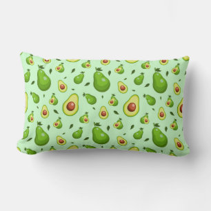 Coussin Rectangle Motif Avocado