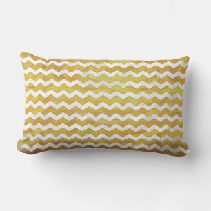 Coussin Rectangle Motif Chevron à l'ananas