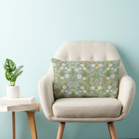 Motif damassé de marguerite sauvage vintage