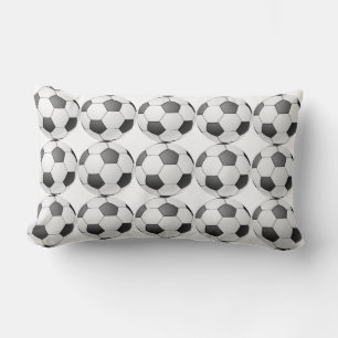 COUSSIN RECTANGLE MOTIF DE BALLE DE SOCCER