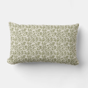 Coussin Rectangle Motif de branche d'olive minimal