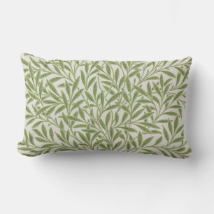 Coussin Rectangle Motif de branches feuillues vertes 