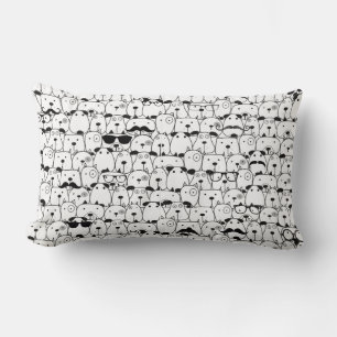 Coussin Rectangle Motif de chien mignon 