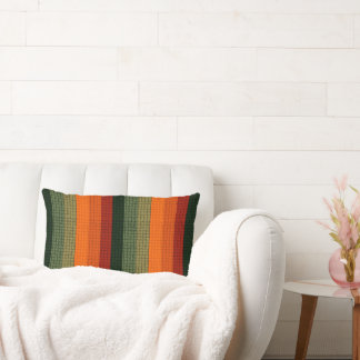 Coussin Rectangle Motif de mosaïque contemporain