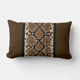 Coussin Rectangle Motif de peau de serpent