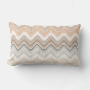Coussin Rectangle Motif de Zigzag Multicolor 