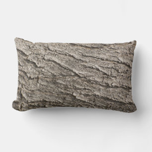 Coussin Rectangle Motif d'écorce