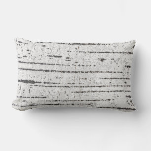 Coussin Rectangle Motif d'écorce de bouleau