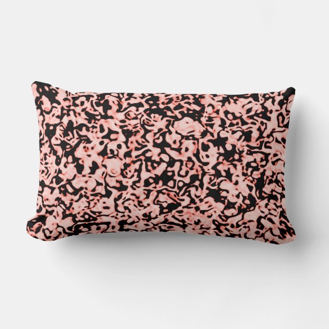 Coussin Rectangle Motif élégant de type lave (Recto)
