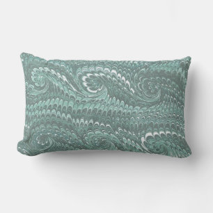 Coussin Rectangle Motif en marbre en acier Abstrait moderne
