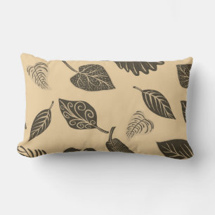 Coussin Rectangle motif feuille