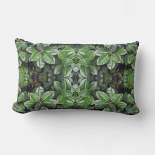 Coussin Rectangle Motif feuille de caoutchouc