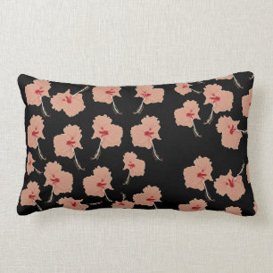 Coussin Rectangle Motif floral de ketmie