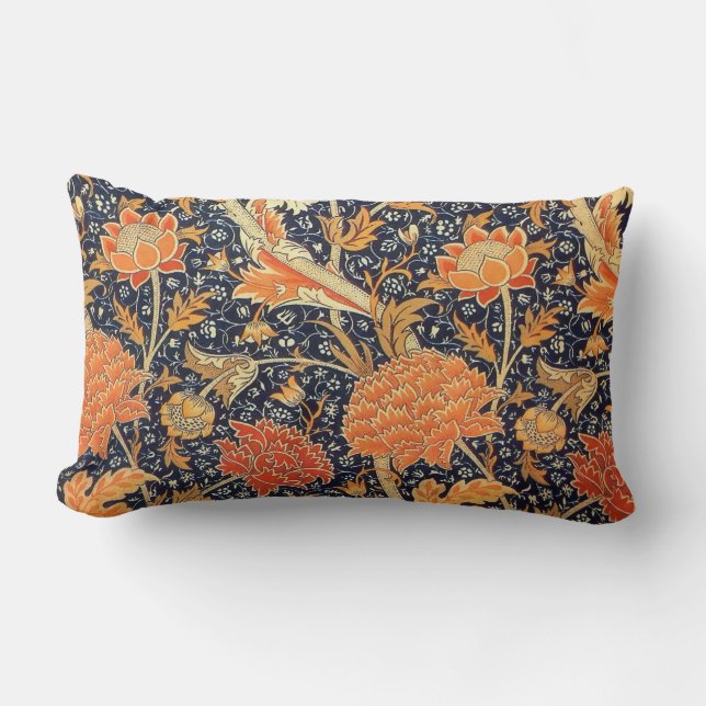 Coussin Rectangle Motif floral de Nouveau d'art de William Morris (Recto)
