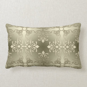 Coussin Rectangle Motif floral de style victorien rétro