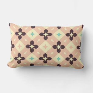 Coussin Rectangle Motif floral géométrique sans couture