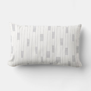 Coussin Rectangle Motif graphique linéaire simple, minimal et modern