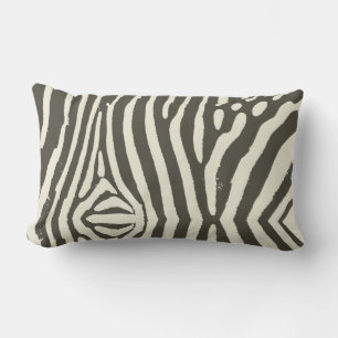 Coussin Rectangle Motif imprimé animal à rayures zèbres modernes