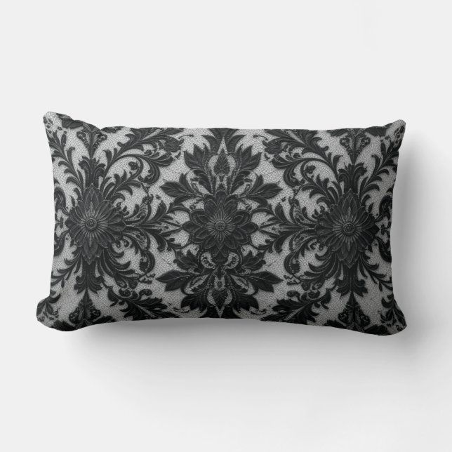 Coussin Rectangle Motif Laced (Recto)