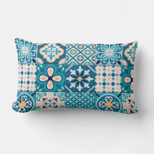 Coussin Rectangle Motif marocain en carreaux