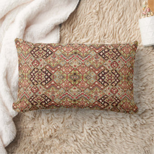Coussin Rectangle Motif mosaïque persan vintage