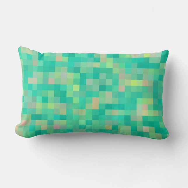 Coussin Rectangle Motif multicouleur (Recto)