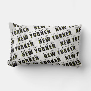Coussin Rectangle Motif natif du New Yorker