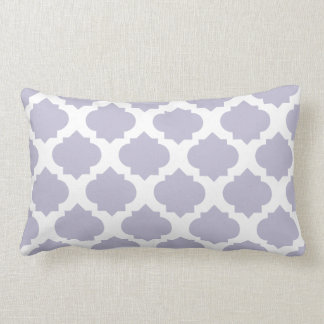 Coussin Rectangle Motif Ornate Lavender