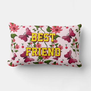 Coussin Rectangle Motif papillon floral personnalisé et sur mesure