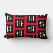 Motif rouge et noir, inspiration tendance