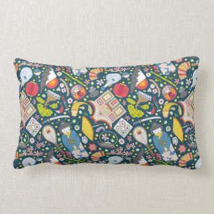 Coussin Rectangle Motif sans couture japonais