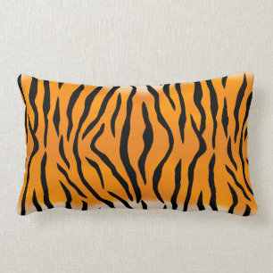 Coussin Rectangle Motif sauvage de rayures de tigre