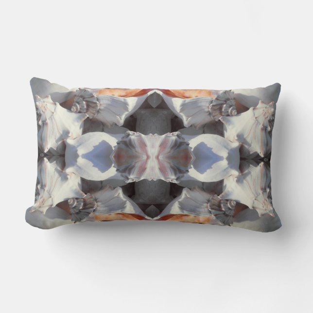 Coussin Rectangle Motif Sea Shells (Recto)