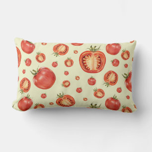 Coussin Rectangle Motif tomate
