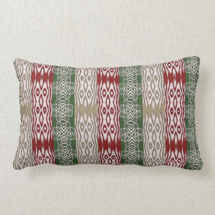 Coussin Rectangle Motif tribal africain ethnique de rayures