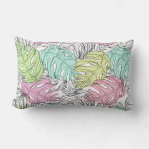 Coussin Rectangle Motif tropical