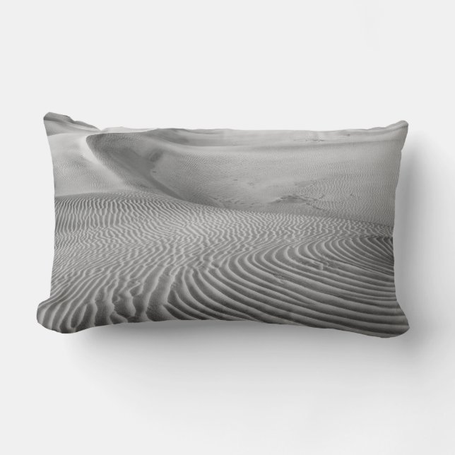 Coussin Rectangle Motifs dans les dunes de sable (Recto)
