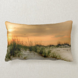 Coussin Rectangle Mouettes au lever de soleil